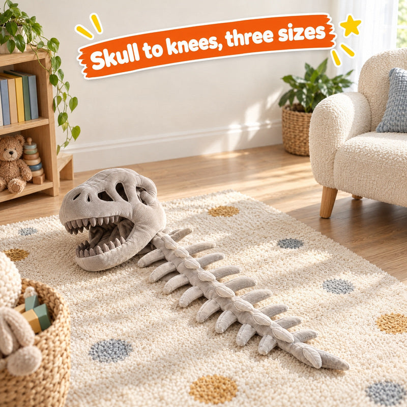 Wearable Plush Dinosaur Skeleton Costume – view 6