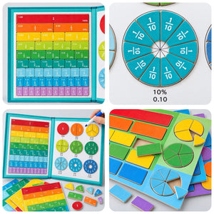 Magnetic Fraction Learning Book – gift idea for kids and grandchildren