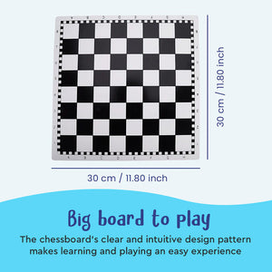 Educational Wooden Cartoon Chess Set